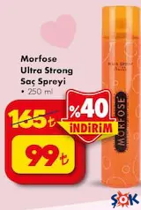 MORFOSE ULTRA STRONG SAÇ SPREYİ 250 ML